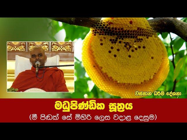 මධුපිණ්ඩික සූත‍්‍රය | Wassana Dharma Deshana