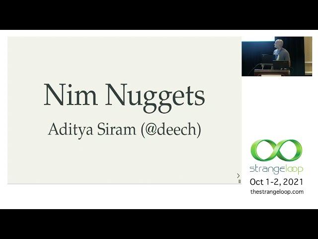 "Nim Nuggets: Systems Programming & Metaprogramming Magic" by Aditya Siram