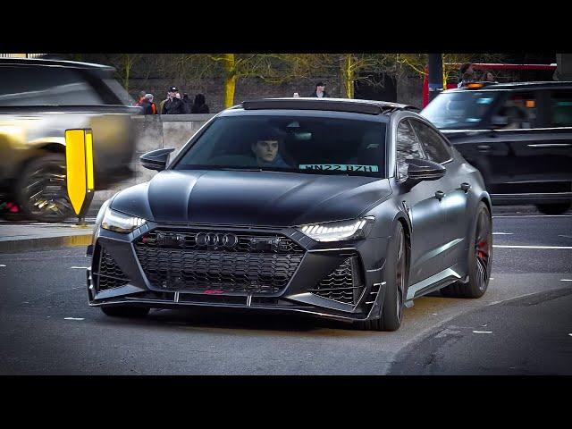 New ABT Audi RS7-R brutal acceleration sound in London!!!