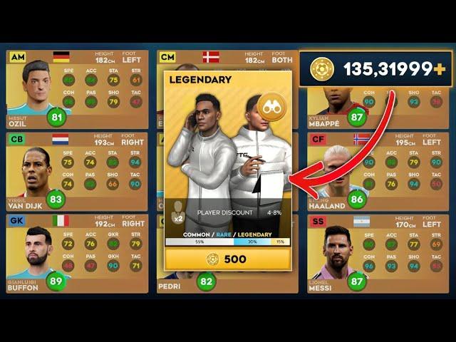 Spending Unlimited Coin To Buy Best Players in every position - DLS 24