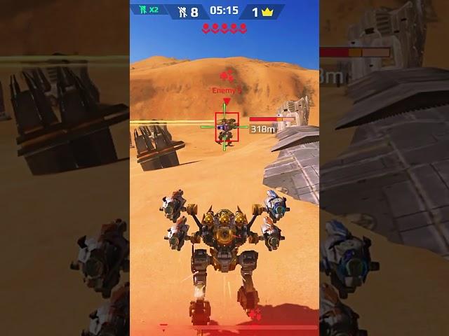Crazy Typhon build update 9.5 #warrobots #shorts