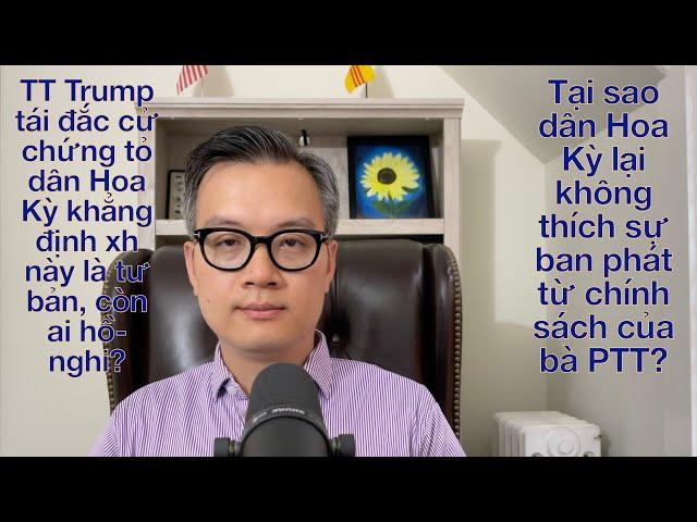 TT Trump tái đắc cử chứng tỏ dân Hoa Kỳ khẳng định xã hội Mỹ là tư bản, còn ai hồ nghi?