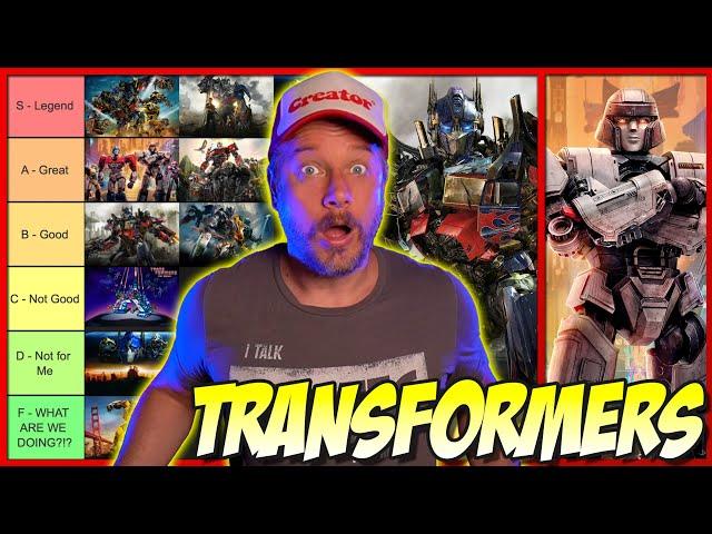 Transformers Movie Tier Ranking (2024)