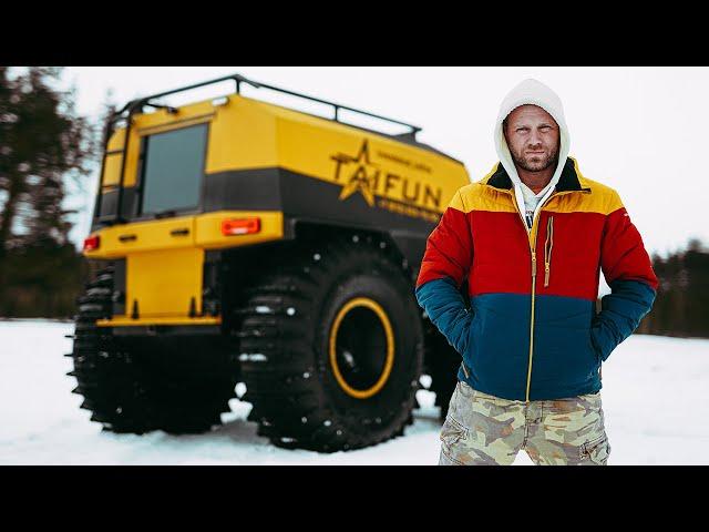 Вездеход Тайфун на Тесте у Бедросова Бориса Героя Сериала "Крепкие Орешки"| Бортоповоротный Вездеход