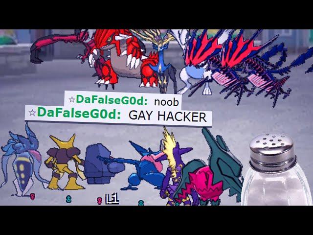 TOXIC legendary spammer cries SALTY TEARS! FUNNY POKEMON SHOWDOWN SALT