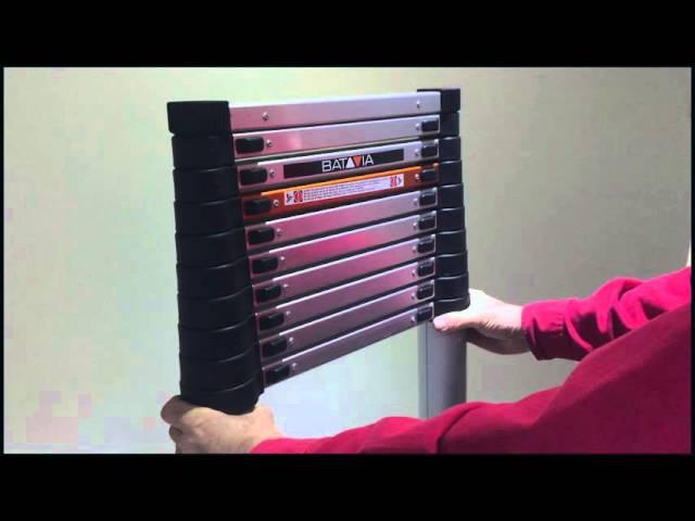 Telescopic Ladder - Revolutionary soft close design