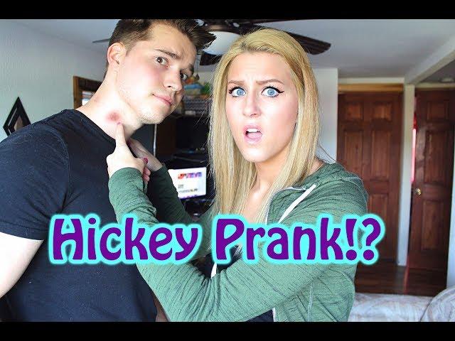 HICKEY PRANK ON GIRLFRIEND |GETS VIOLENT|