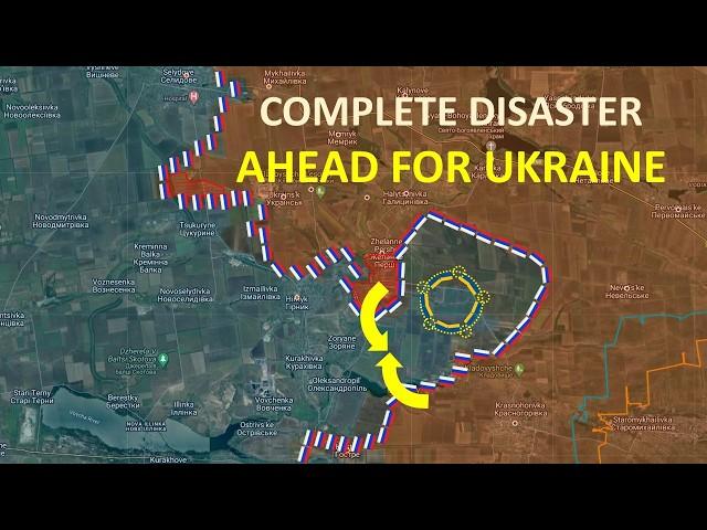 Encirclement Of Ukrainian Forces l Vuhledar Near Complete Collapse