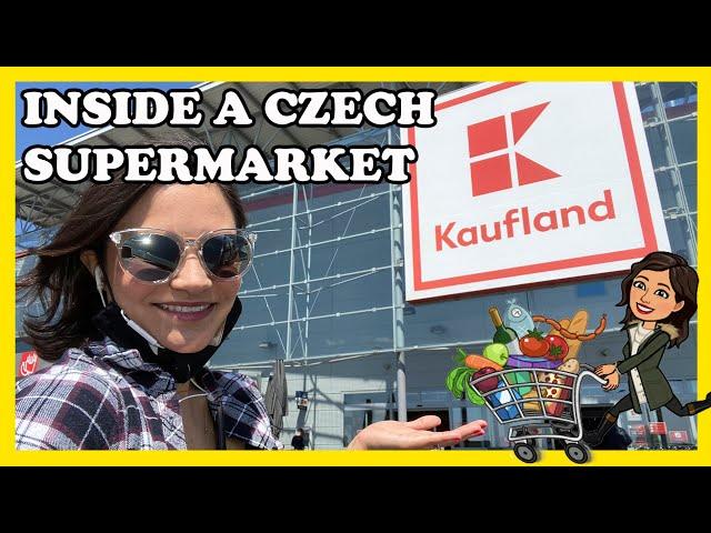 INSIDE A CZECH SUPERMARKET + TRYING SOME PRODUCTS // Grocery shopping in Prague