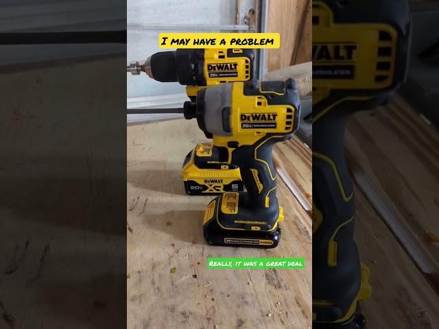 I'm Jester, and I am a tooloholic! #tools #dewalt #tooladdict