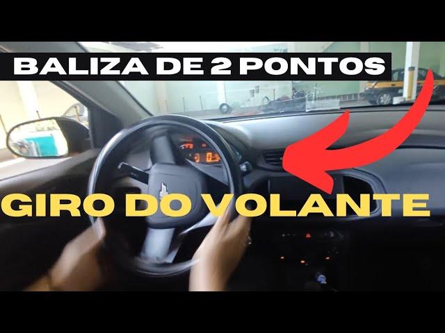 passo a passo  para não errar  o (giro do  volante) no exame do Detran! # baliza 