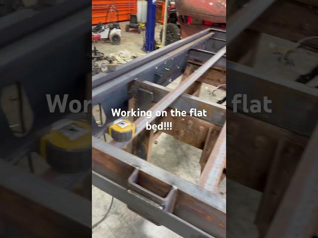 Flat bed build!!!!#welding #fabrication #tools #garage #custom #plasma #cnc #automobile