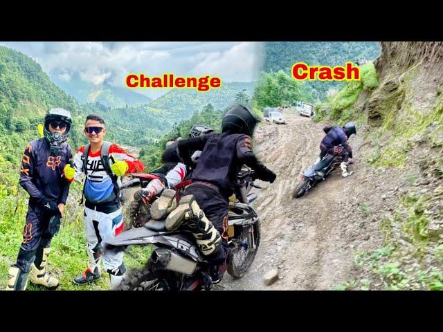 Ride jada challenge paryo?bike lay dhoka deyapaxe  ninja ticnic lagaunu paryo?