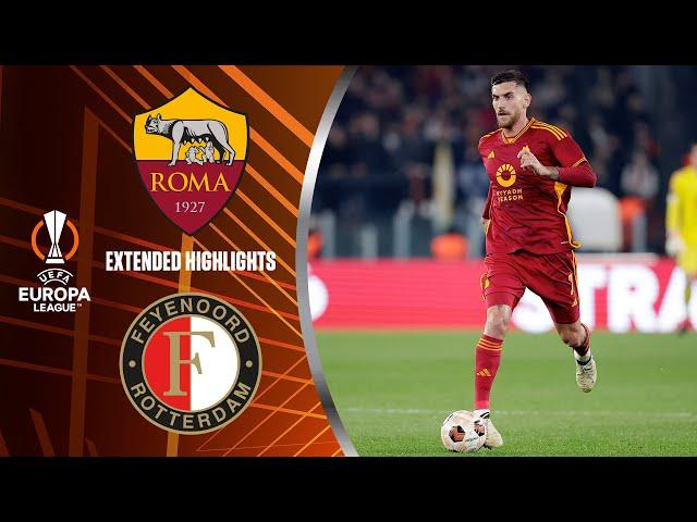 Roma vs. Feyenoord: Extended Highlights | UEL Play-offs 2nd Leg | CBS Sports Golazo