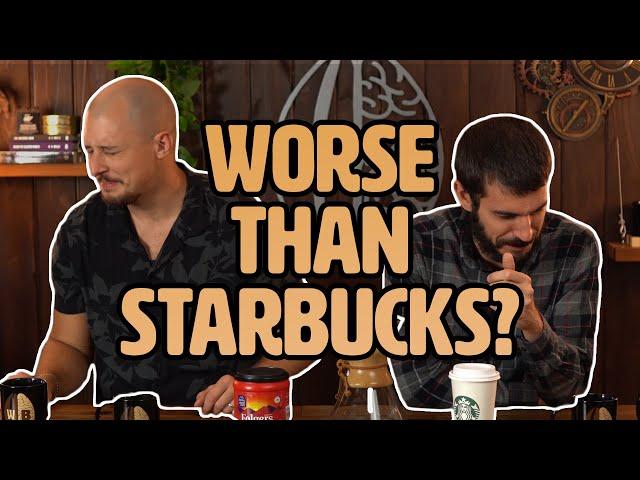 Starbucks Vs. Folgers: Best of the Worst