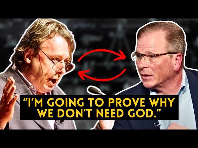 Atheist Gets Asked HUGE Questions (Can't Answer!) | DEBATE HIGHLIGHT