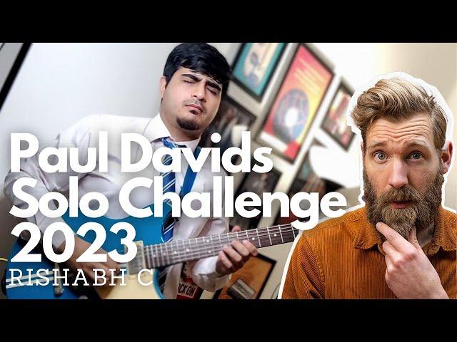 Paul Davids Solo Challenge 2023 - The Groove Engineer