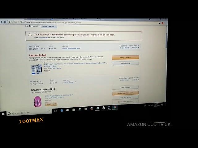 How To Bring COD ( CASH ON DELIVERY ) ON AMAZON ORDER | AMAZON COD TRICK