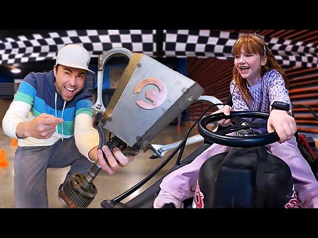 Mark Rober vs. Adley Go-Kart Race- Crunchlabs Cup