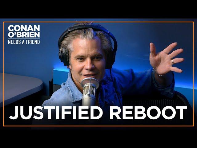 Timothy Olyphant & The “Justified” Crew Got Caught In A Shootout | Conan O'Brien Needs A Friend