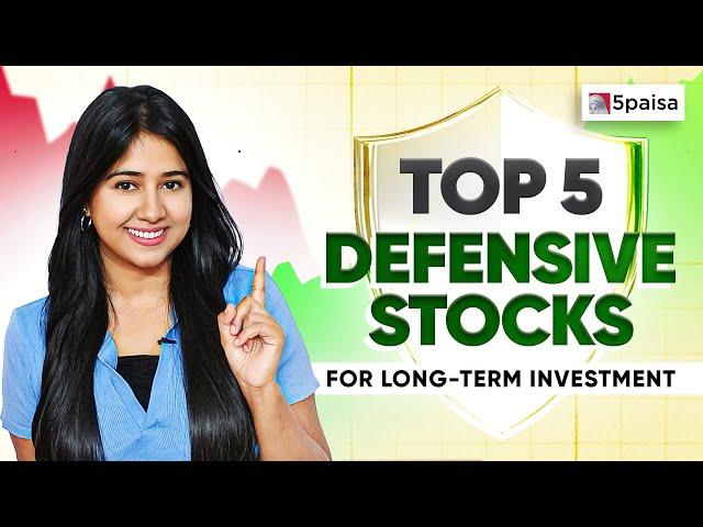 5 Defensive Stocks to Invest in a Volatile Market in 2025 | 5 Stocks For Long-Term Investment