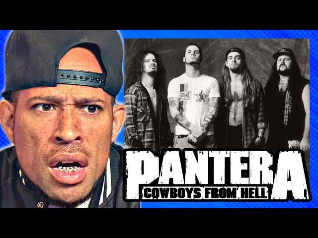 Rapper FIRST time REACTION to Pantera - Cowboys From Hell! This is INSANITY...