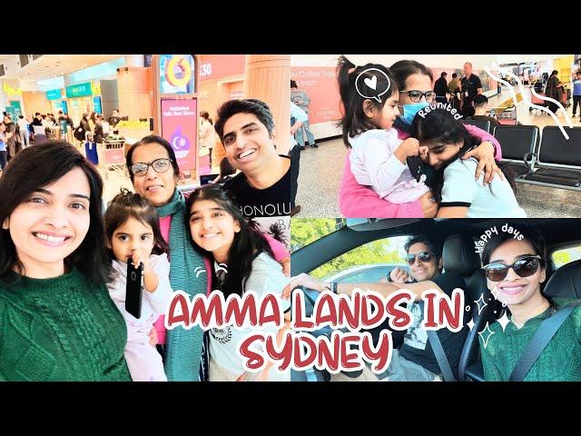 Amma comes to Sydney! Reunited after tough days| Happy family time and preparations