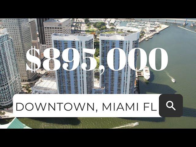 What $895,000 gets YOU in Miami in 2023 | Downtown Miami | One Miami Condo, 3 Bed , Water view