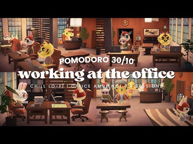 ⏱ 30/10 Office Pomodoro | Lo-Fi Playlist No Midroll Ads | Office ASMR | Keyboard Typing | Work Aid