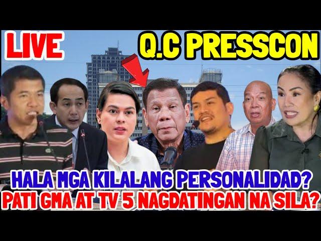 LIVE Q.C MAISUG PRESSCON.OMG MGA KILALANG PERSONALIDAD NAGDATINGAN NA GMA AT TV.5 SMNI NANDITO NA?