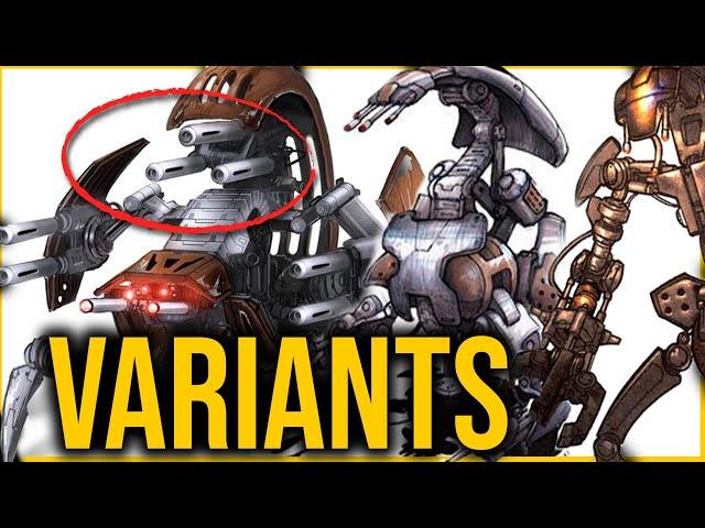 Do you know all 14 OBSCURE Droidekas? (and one weird relative)