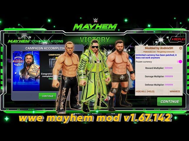 WWE MAYHEM VERSION 1.67.142 MOD SummerSlam 2023