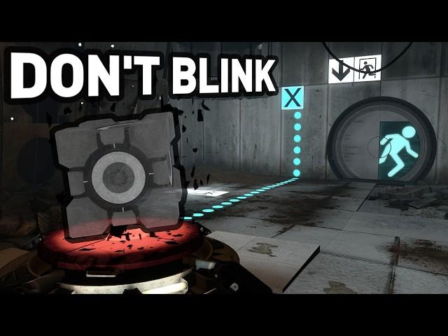 Portal 2 but Objects Disappear when you Look Away