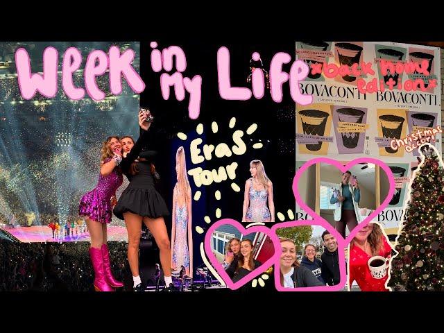 Week in my life | Eras tour, Holiday decorating, back at home and more!