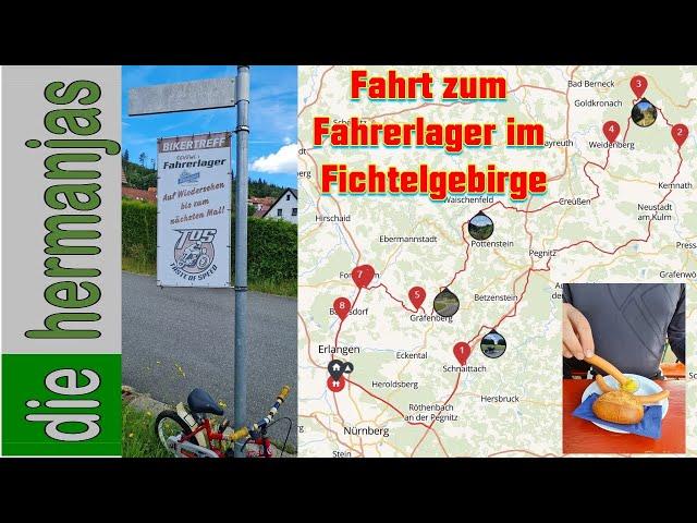 Motorradtour ins Fichtelgebirge über ca. 260 Km. Tolle Runde mit schönen Strecken