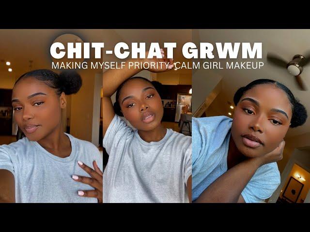 CHIT-CHAT GET READY WITH ME | RECLAIMING MY TIME, EFFORTLESS MAKEUP | NEIDG AXI