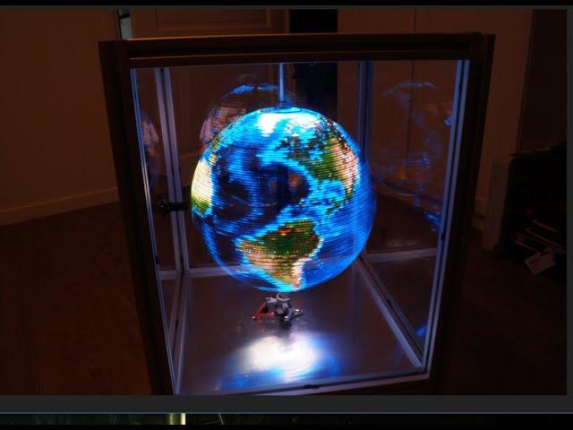 Advanced POV LED globe with VIDEO support!