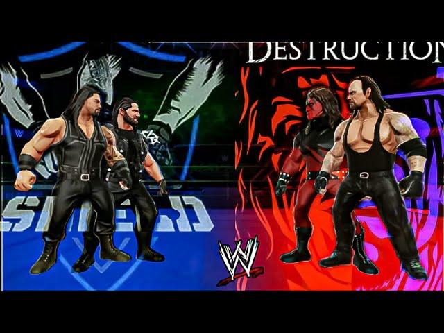 WWE Mayhem The Shield Vs The Brothers of Destruction | Greatest Tag Team Match |