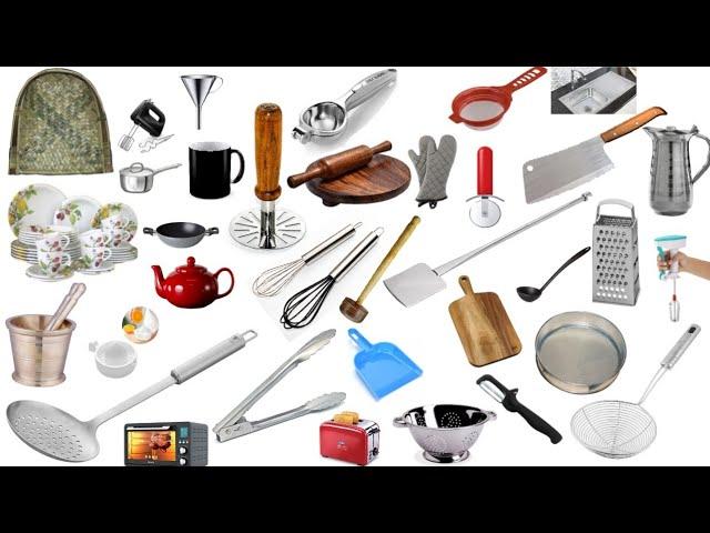 Kitchen vocabulary in Telugu and English || Learn English vocabulary