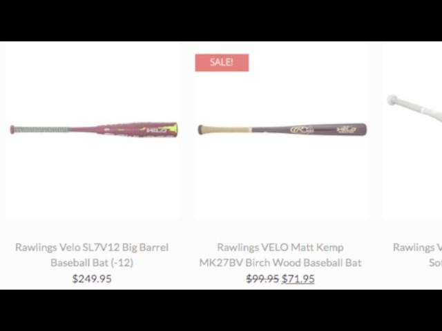 Velo Bats | Baseball Bargains