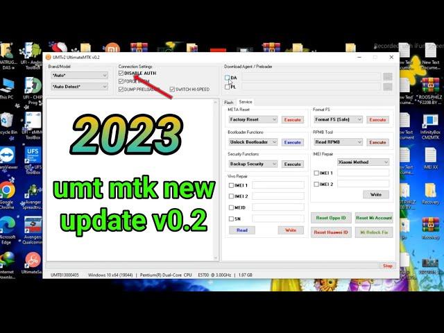 UMTPro UltimateMTK vO.2 New Update 2023 | umt mtk new update v0.2