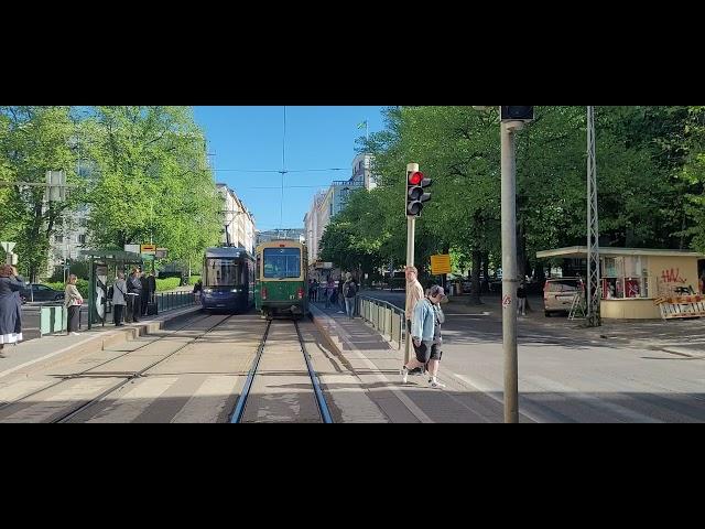 Helsingin raitiolinja 8 Saukonpaasi-Arabia-Saukonpaasi-Arabia  Helsinki tramline 8. @hslhrt