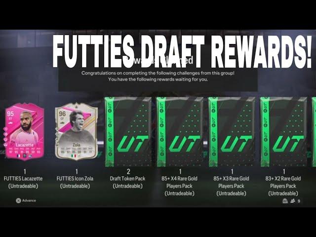 I Saved My FUTTIES Draft Play Rewards & Got.. FC 24 Ultimate Team!