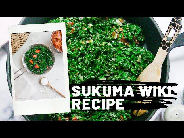 Sukuma Wiki Recipe | Braised Collard Greens| Learn how to cook