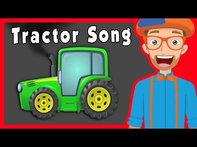 Educational Videos for Preschoolers with Blippi | Tractors and More!