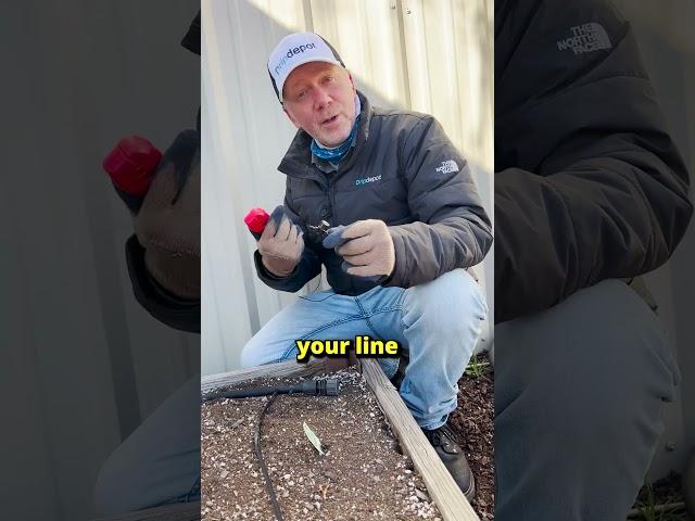 Adding 1/4" Coupling Valve to Garden Drip System