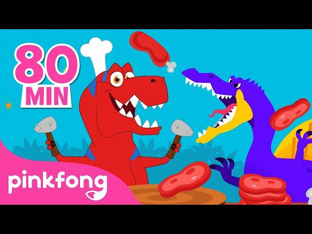 Dinosaurios para niños  | +Recopilación | Pinkfong Canciones y Cuentos Infantiles