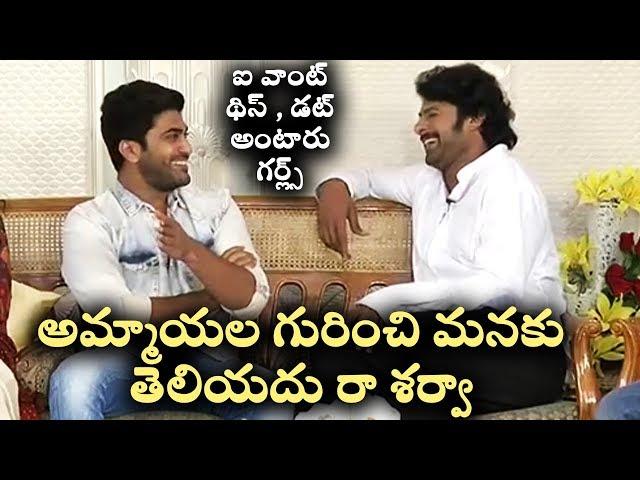 Prabhas HYPERACTIVE Interview Ever In His LIFE Saaho Team Sujeeth  Sharwanand