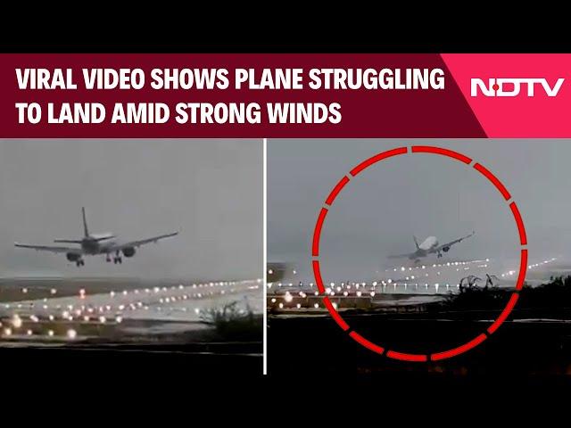 Cyclone Fengal Latest: Viral Video Shows Plane Struggling To Land In Chennai Amid Strong Winds