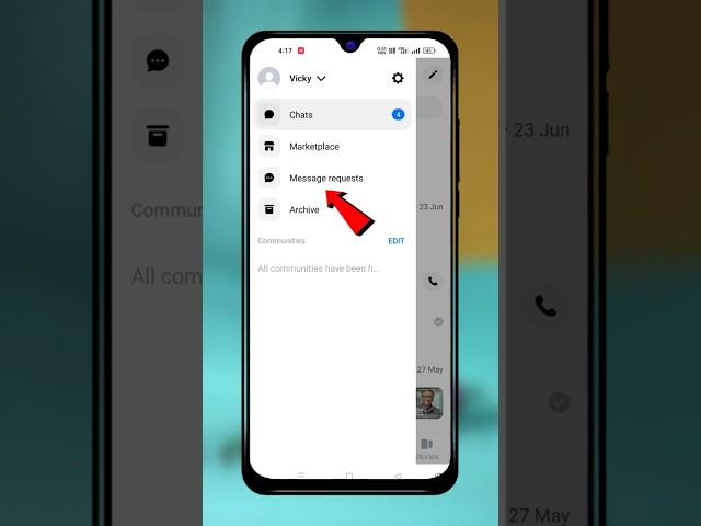 Messenger Pe Request Message Kaise Dekhein  How to check Request Message On Messenger